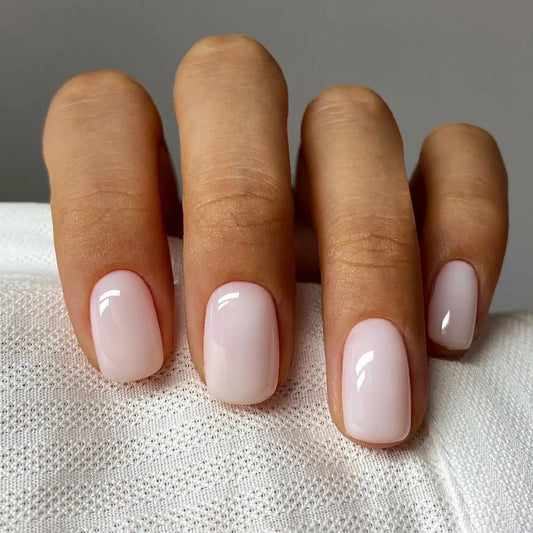 Simple Hellrosa Set – Soft Gel Press-On Nails